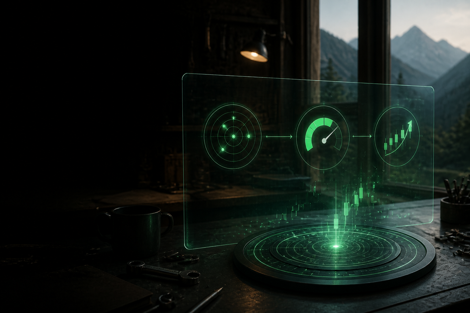 how CR33PER works — scan, score, conviction call